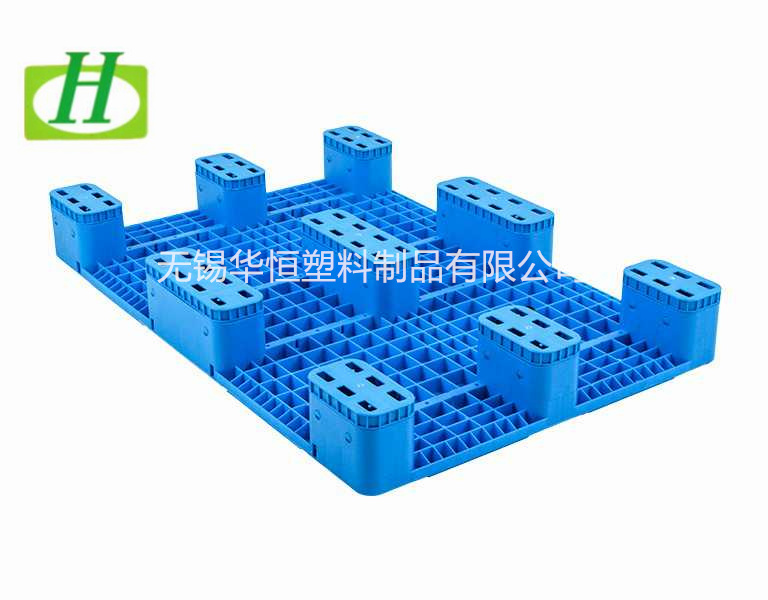 1208平板九脚塑料注塑托盘  