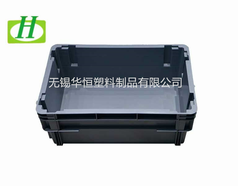 600-230错位塑料物流箱  
