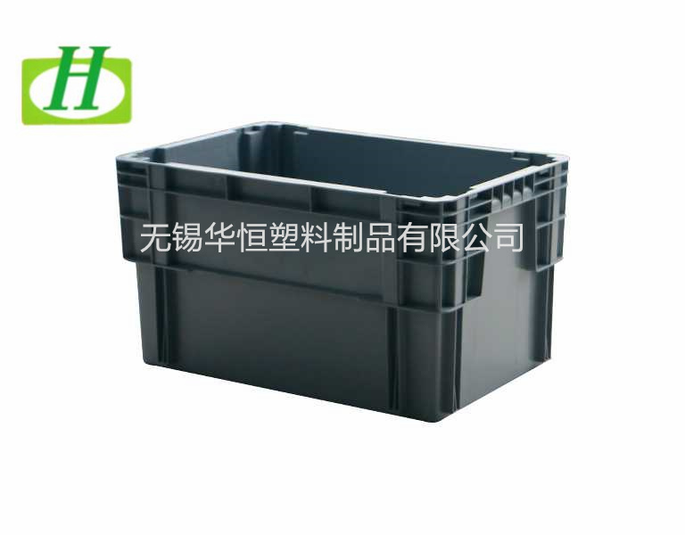 600-280错位塑料物流箱  