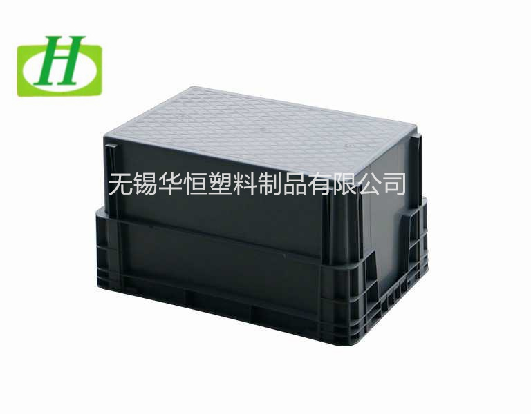 600-280错位塑料物流箱  
