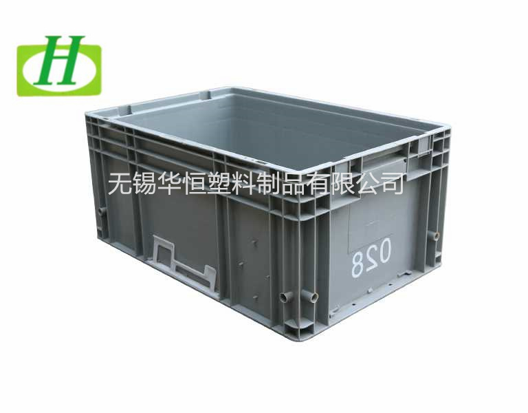 600-280错位塑料物流箱  