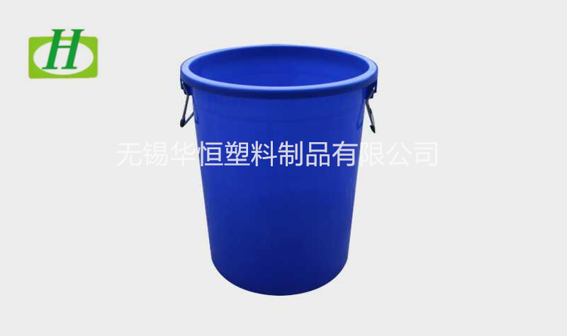 60L塑料铁柄桶  