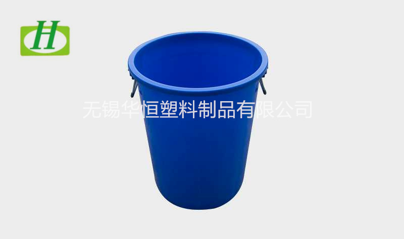 100L塑料铁柄桶  