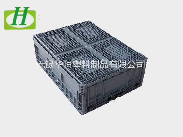 EUO8633塑料折叠物流箱  