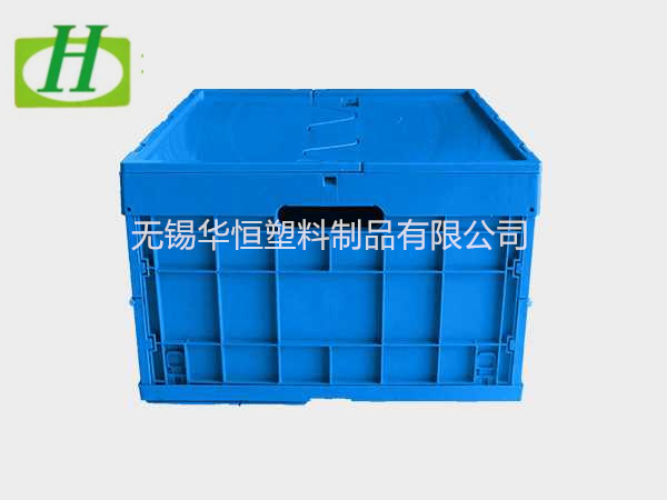 520-300塑料内倒式折叠周转箱  