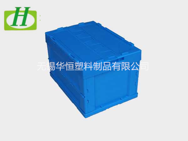530-330塑料内倒式折叠周转箱  