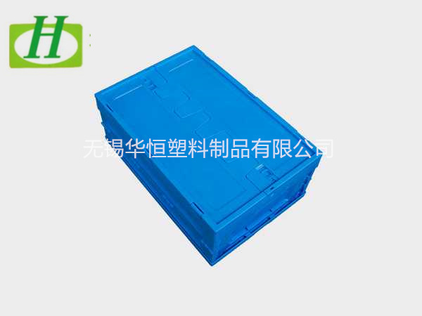 600-200塑料内倒式折叠周转箱  