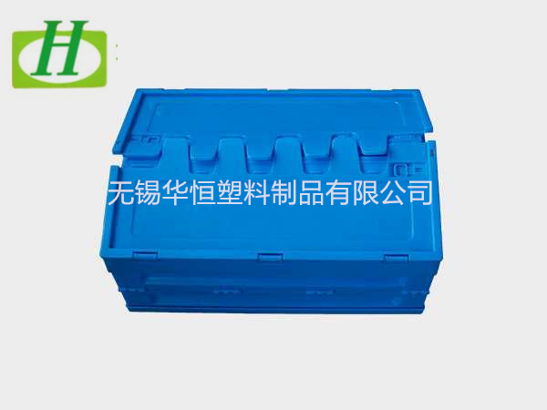 600-200塑料内倒式折叠周转箱  