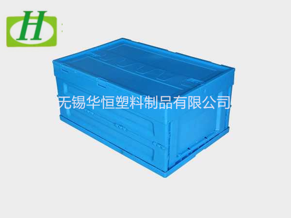 600-280塑料内倒式折叠周转箱  