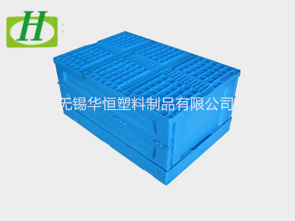 600-280塑料内倒式折叠周转箱  