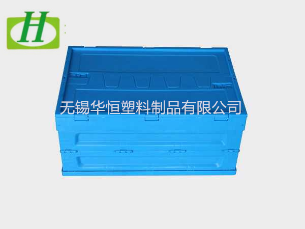 600-280塑料内倒式折叠周转箱  