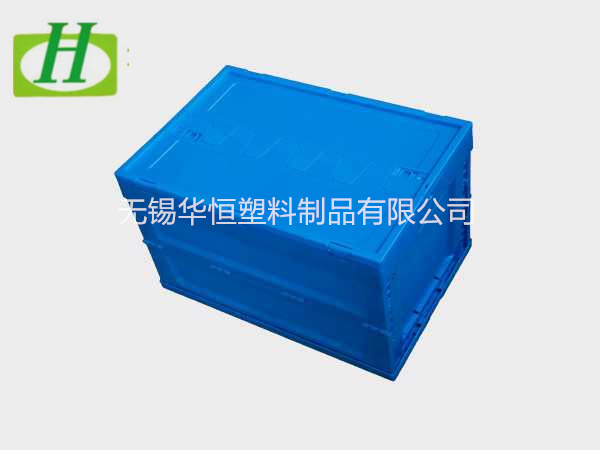 600-360塑料内倒式折叠周转箱  