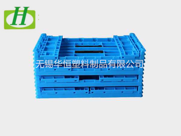 600-180塑料折叠周转筐  