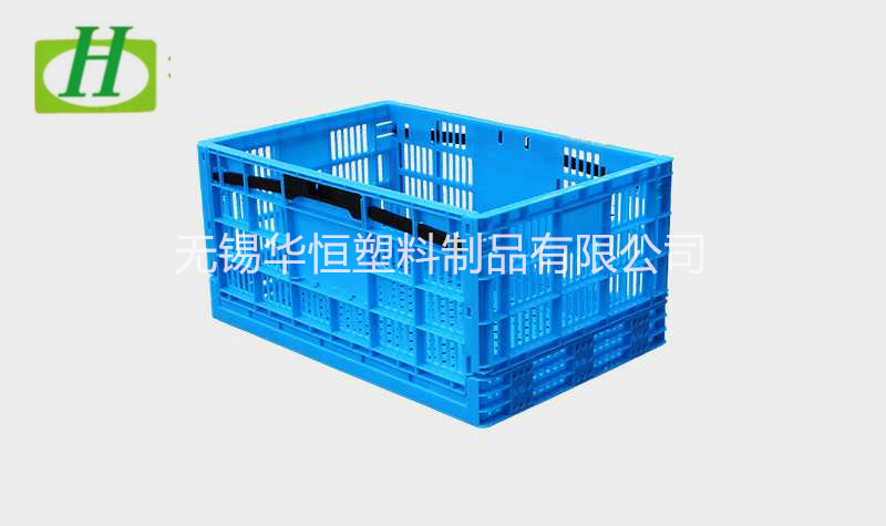 600-290塑料折叠周转筐  