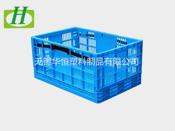 600-290塑料折叠周转筐  